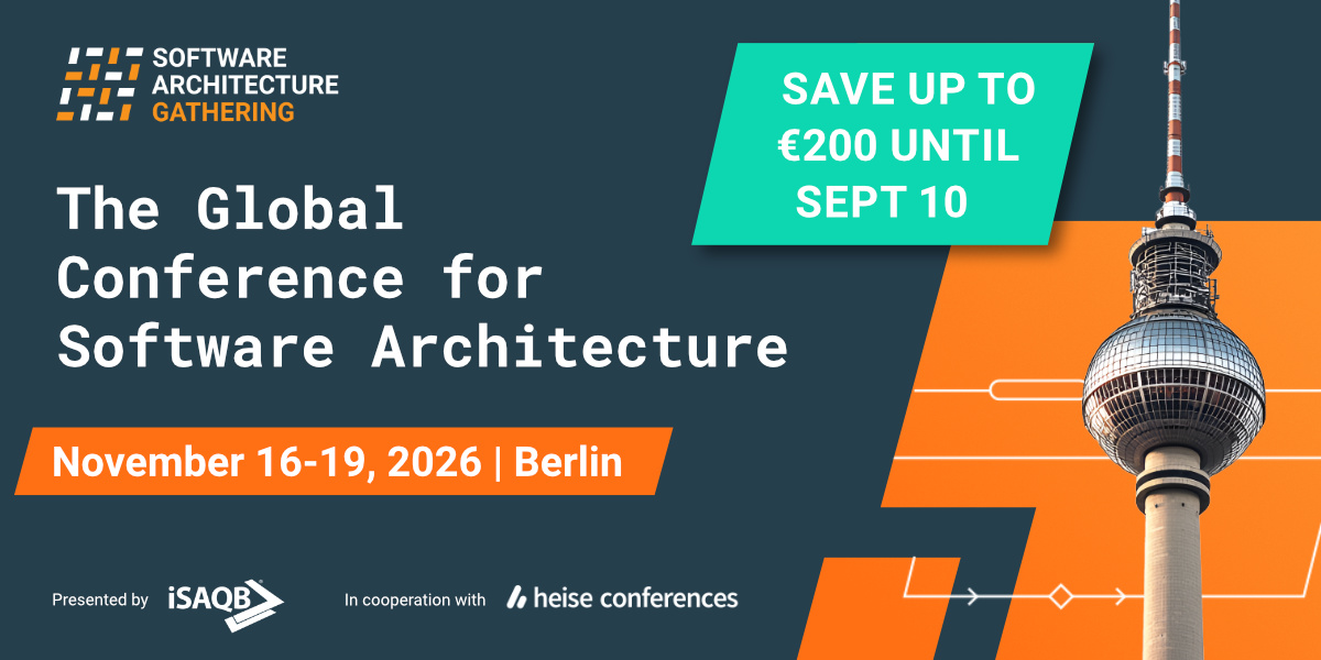 Software Architecture Gathering 2026 in Berlin